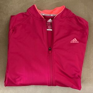 Adidas ClimaLite Women's Fuchsia Running Jacket